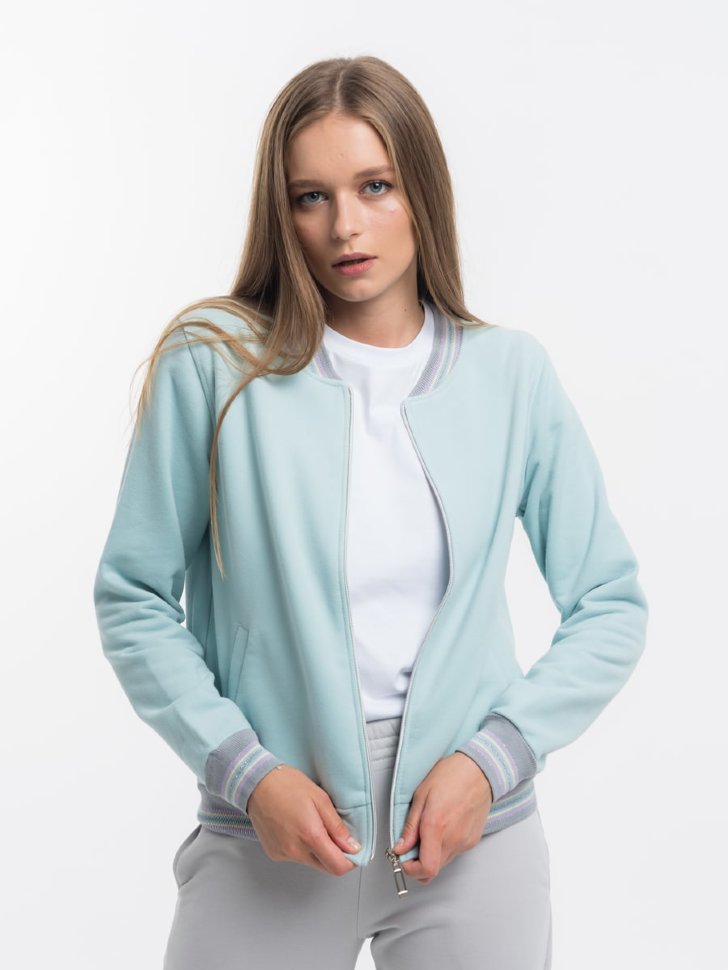 

Толстовка женская LIOLI UBM110309Sunrise голубая 48 RU, Голубой, UBM110309Sunrise