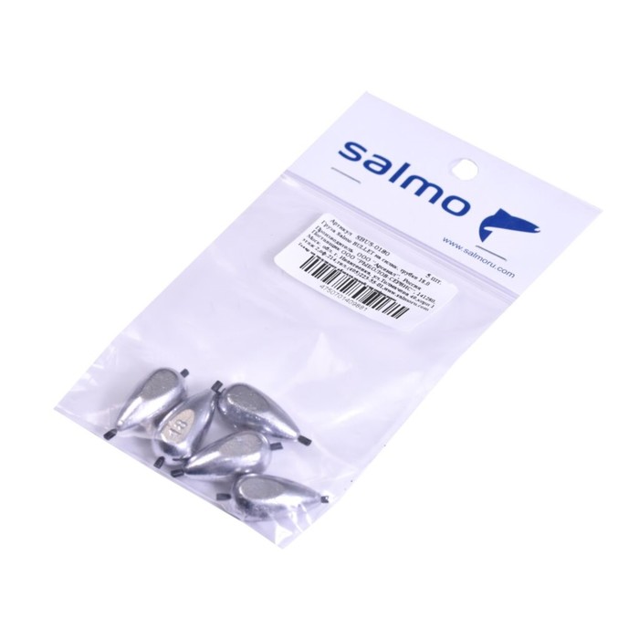 

Salmo Груза Salmo BULLET на силик. трубке 18.0 5шт, Груза Salmo BULLET на силик. трубке 18.0 5шт