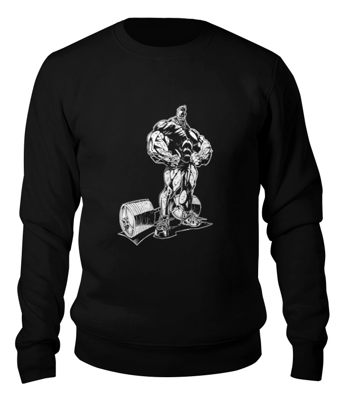 

Свитшот унисекс Printio Bodybuilding черный S, Bodybuilding