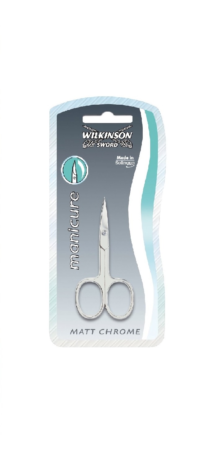 Ножницы для ногтей Wilkinson Sword Schick Manicure MATT CHROME тёрка пемза для ног двусторонняя wilkinson sword pedicure германия