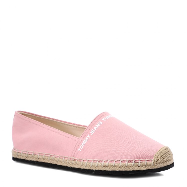 фото Женские эспадрильи tommy jeans essential tommy jeans espadrille цв. светло-розовый 40 eu