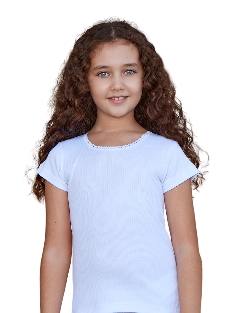 

Детская футболка Berrak 6004, цвет белый, размер 5, Berrak-6004-White-5