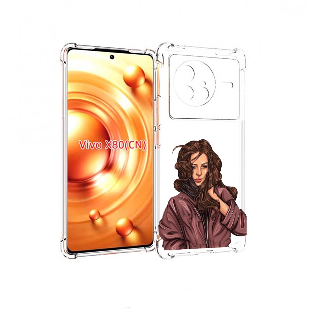 

Чехол Mypads Арт-Рисунок-Девушки Для Vivo X80, Прозрачный, Tocco