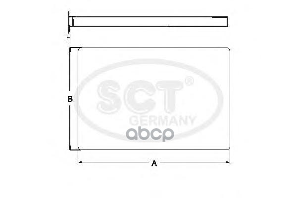 SCT SAK 222 Салонный фильтр SAK222