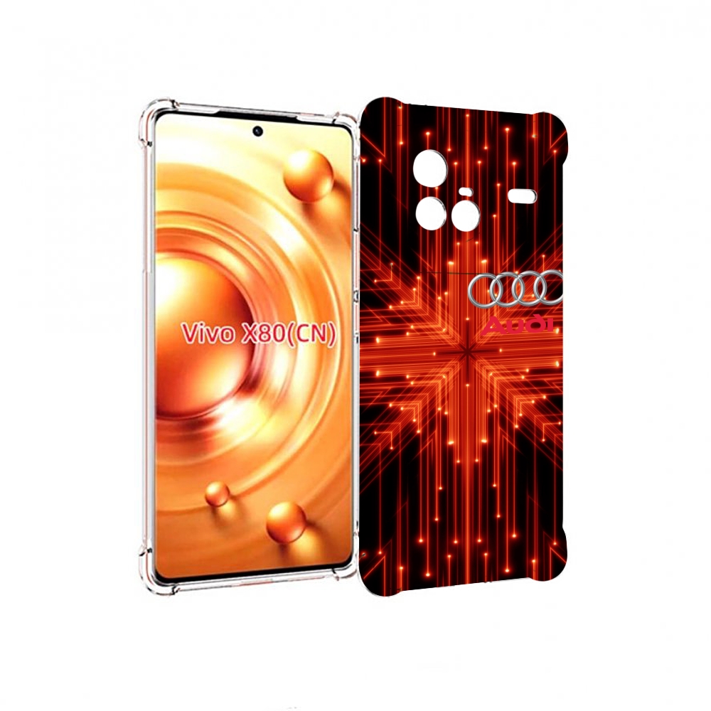 

Чехол Mypads Ауди-На-Неоновом-Фоне Для Vivo X80, Прозрачный, Tocco