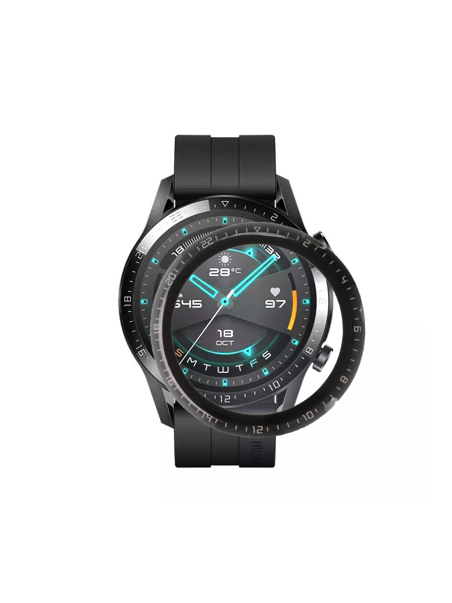 

Защитная пленка Mobileocean для Huawei Watch GT 2 46 mm PMMA Черная, MOTPMMA-HUW-WTG2-46