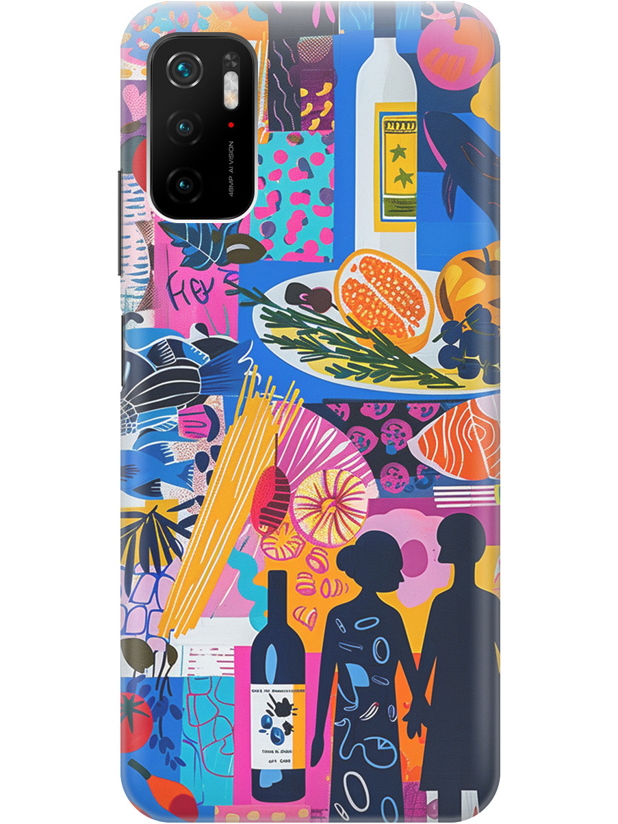 

Силиконовый чехол на Xiaomi Redmi Note 10T / Poco M3 Pro с принтом 802392, Синий;прозрачный;розовый, 730837151
