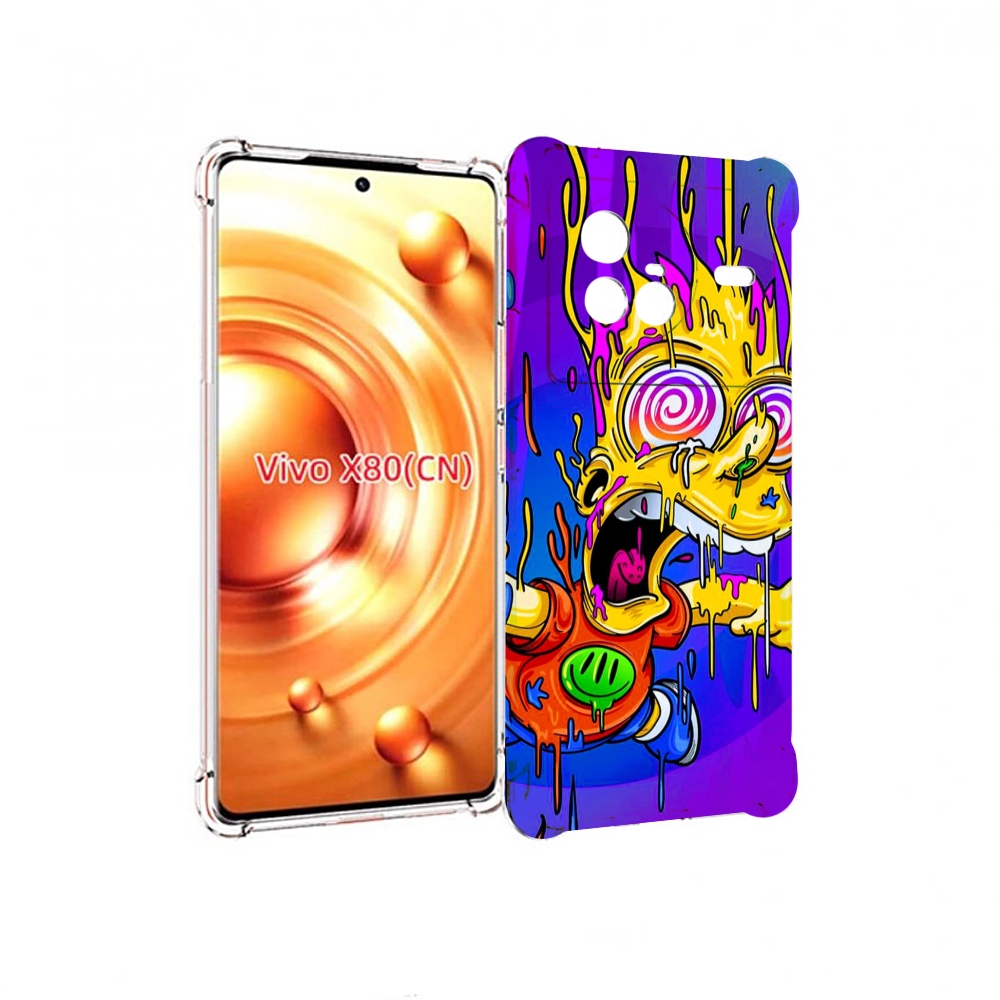 

Чехол Mypads Барт-Арт-Стрит Для Vivo X80, Прозрачный, Tocco
