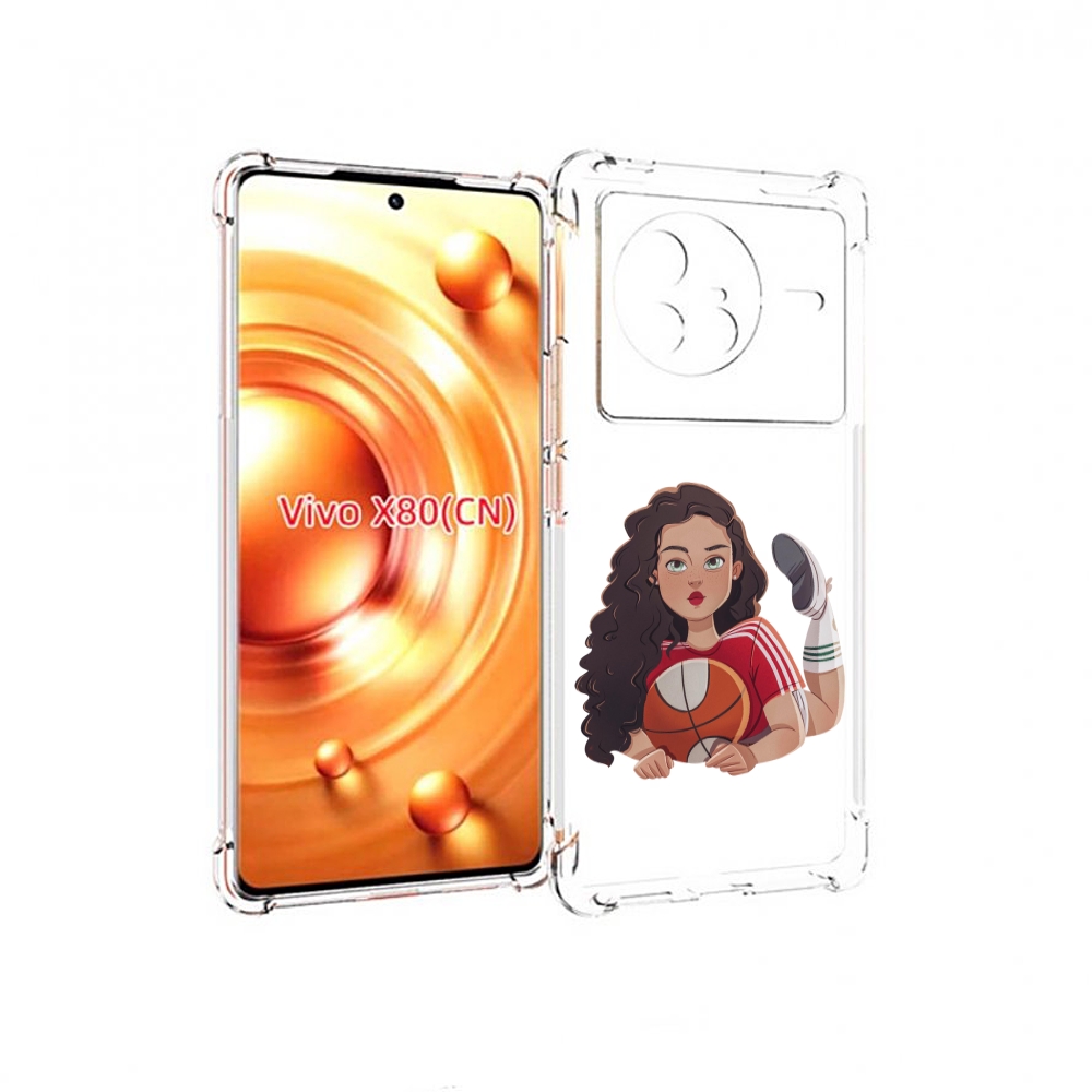 

Чехол Mypads Баскетболитска-В-Гольфах Женский Для Vivo X80, Прозрачный, Tocco