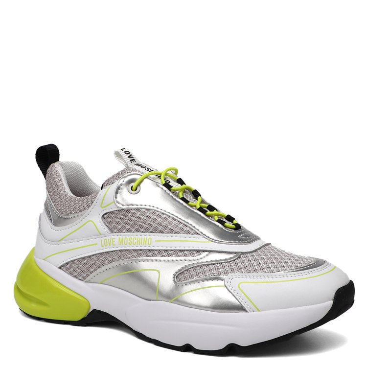 

Кроссовки женские Love Moschino JA15595G SS24 серебристые 41 EU, Серебристый, JA15595G SS24