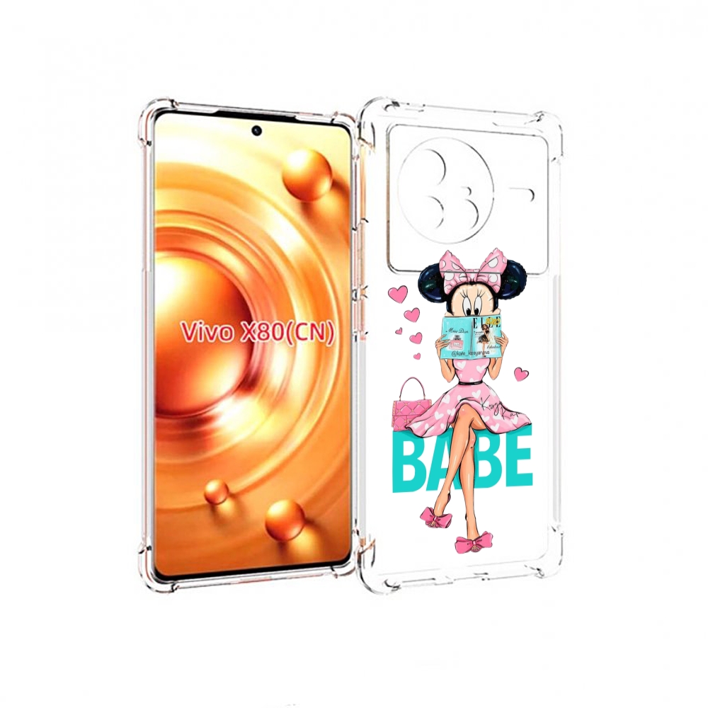 

Чехол Mypads Бейби-Микки Для Vivo X80, Прозрачный, Tocco
