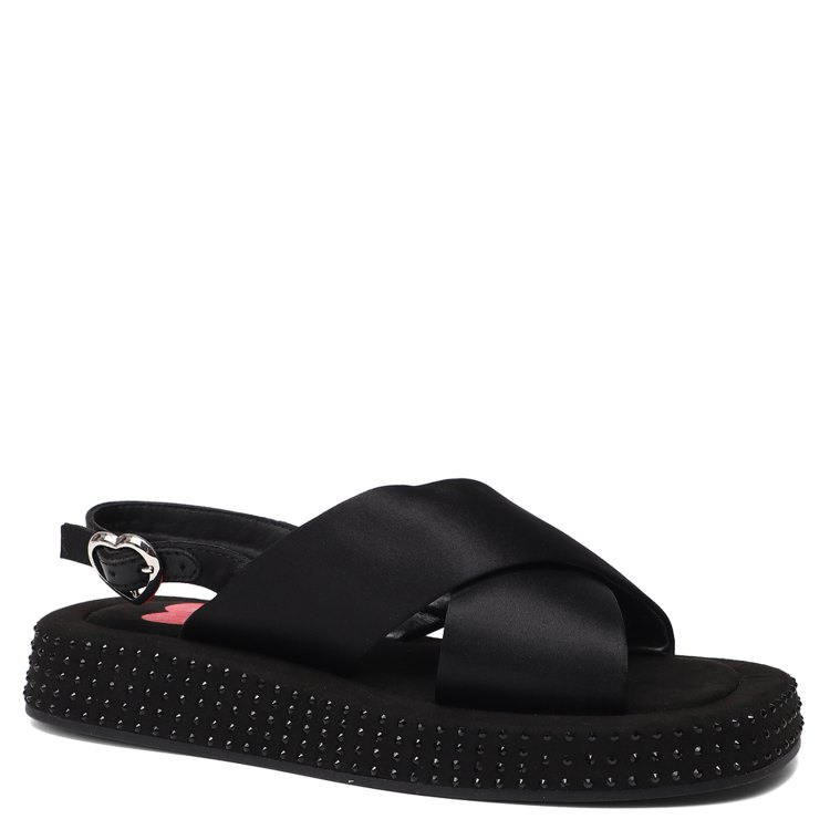 

Сандалии женские Love Moschino JA16383G черные 39 EU, Черный, JA16383G