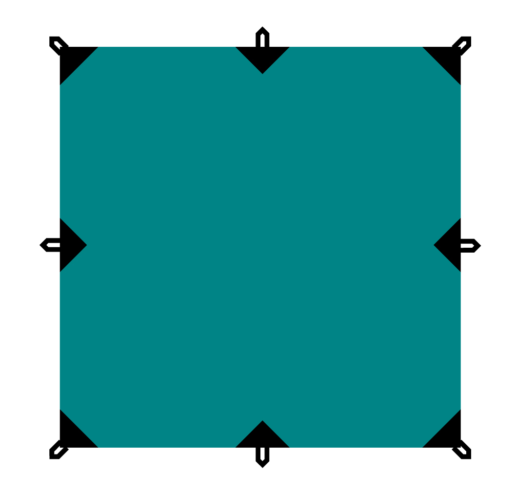 Тент 6x6 BTrace (Зеленый, )