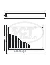 

SCT SB 2175 Воздушный фильтр SB2175