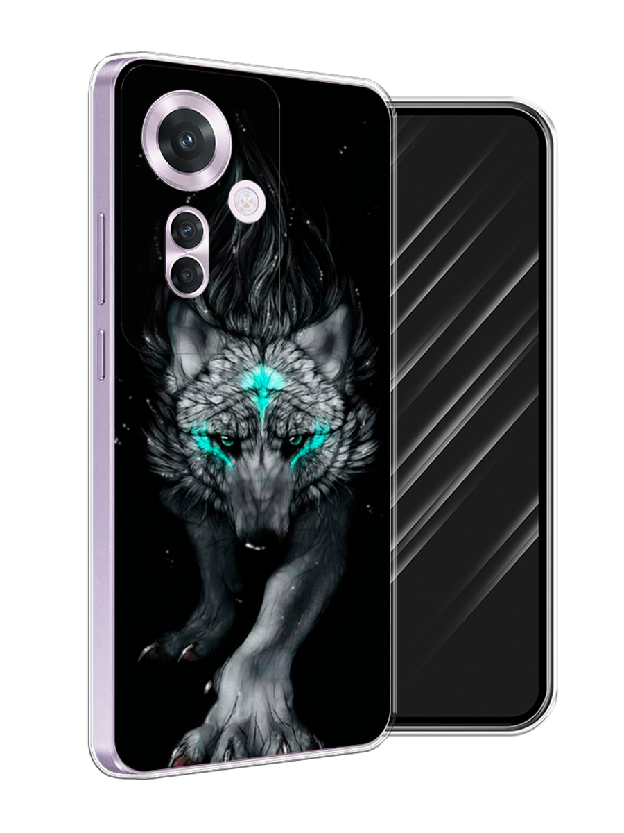 

Чехол Awog на Oppo Reno 11F "Волшебный волк", Черный;серый, 2516650-1