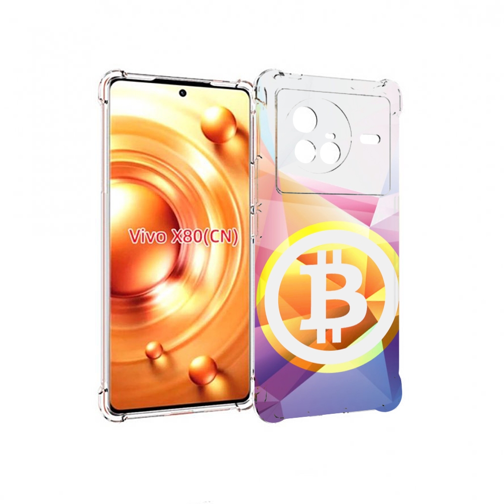 

Чехол Mypads Биткоин Для Vivo X80, Прозрачный, Tocco