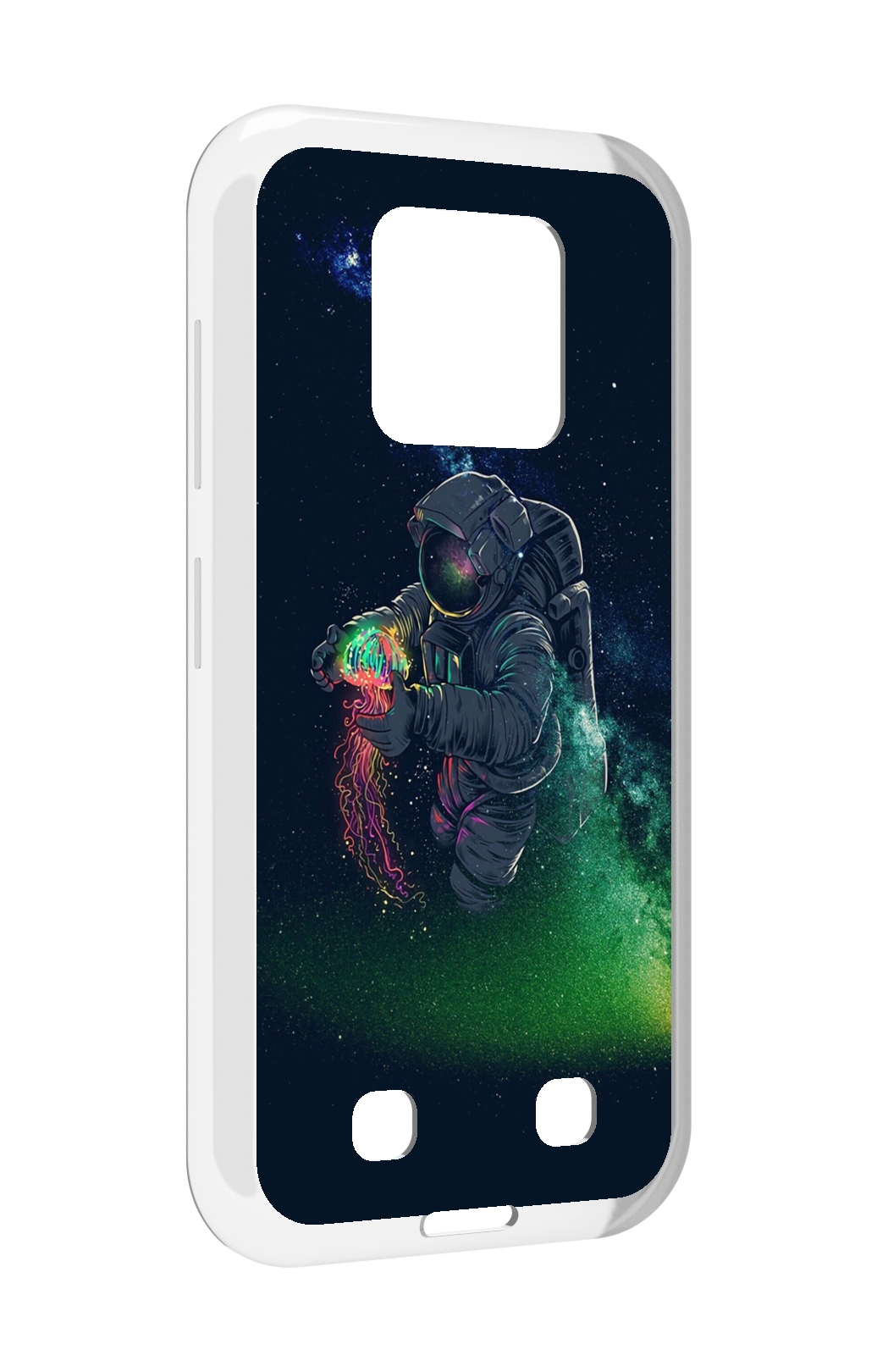 

Чехол MyPads космонавт-с-оружием-арты для Oukitel WP18, Прозрачный, Tocco