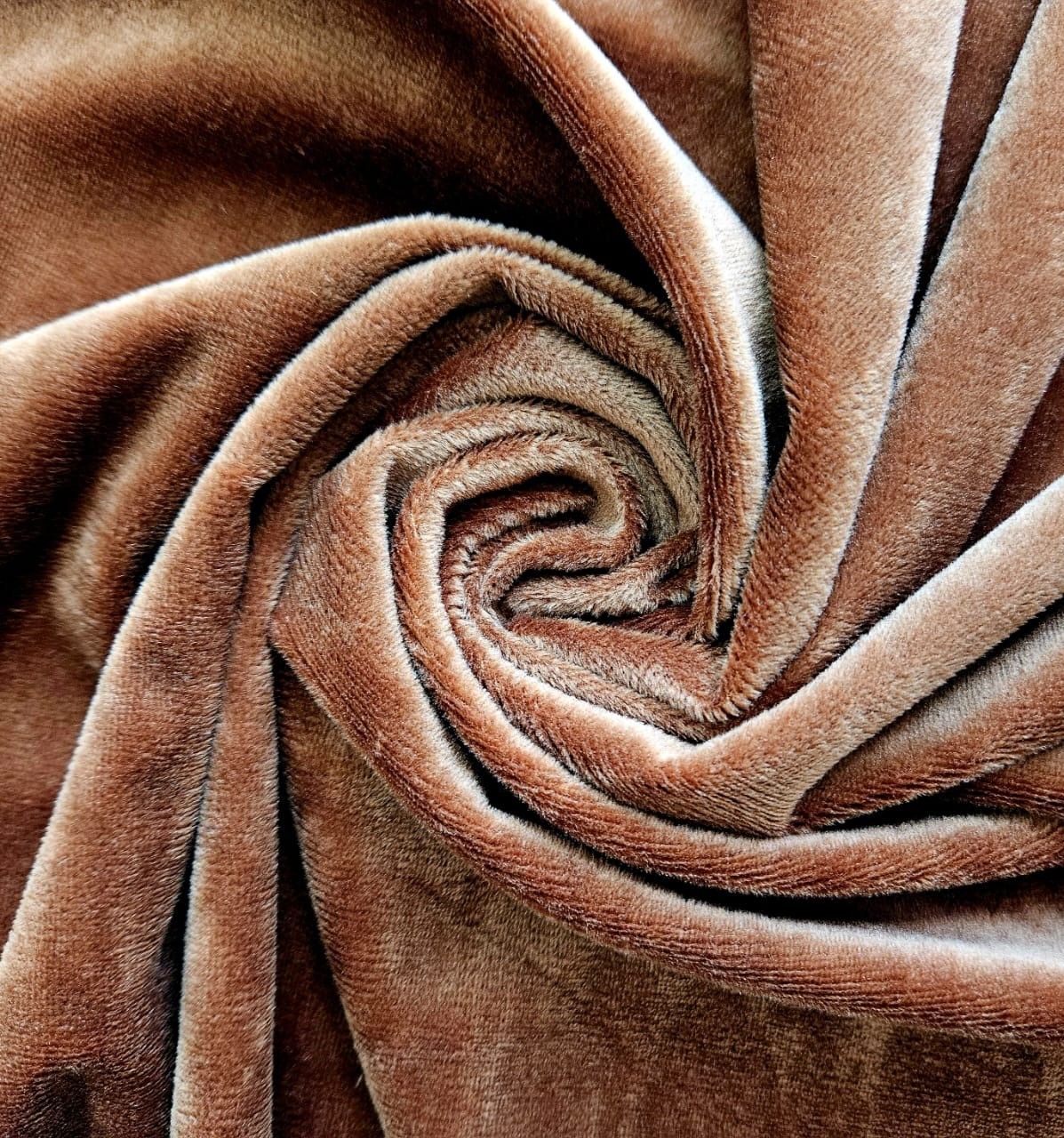 Ткань Плюш Felante (Коричневая) 48х48 см