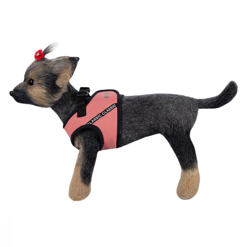 

Шлейка для собак Dogmoda, текстиль, розовый, размер 2