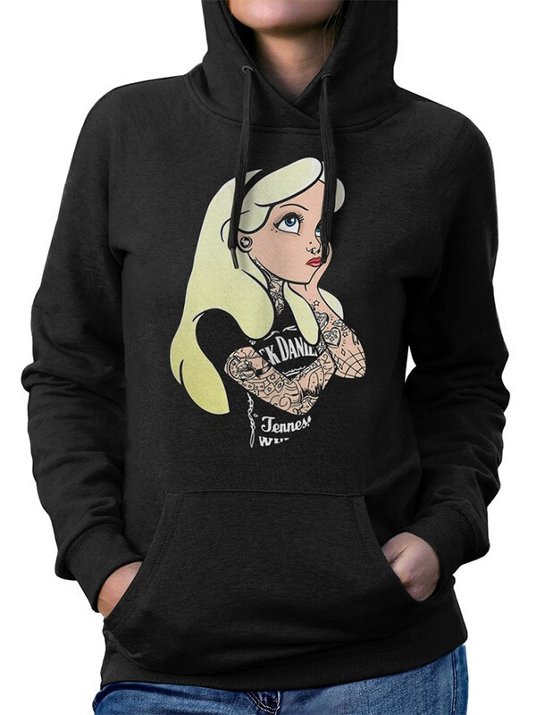 

Худи женское Dream Shirts 219-alice-1hud черное 42 RU, 219-alice-1hud