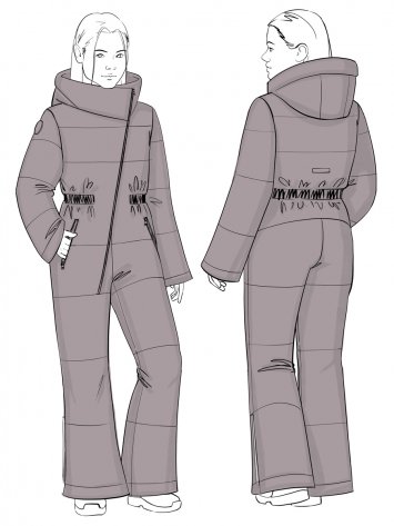 Комбинезон детский NIKASTYLE 8з7824 какао 146 8990₽