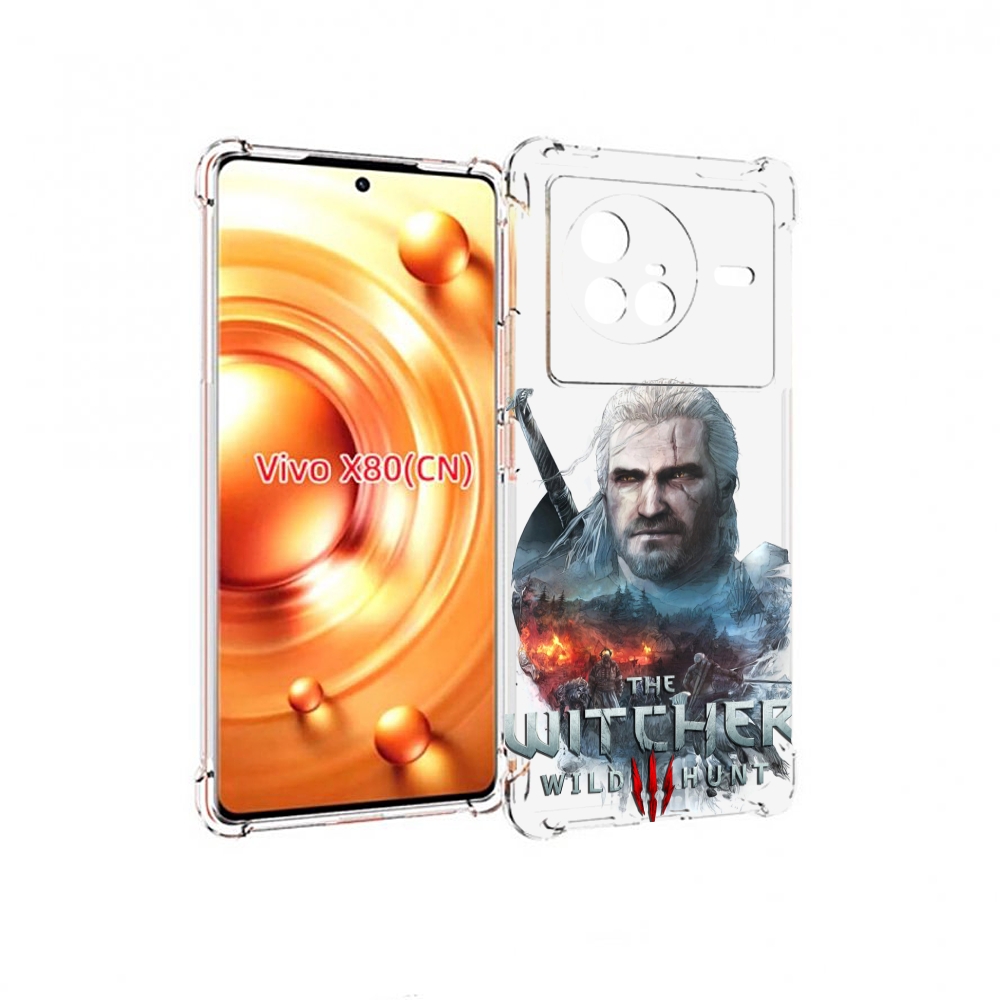 

Чехол Mypads Ведьмак Для Vivo X80, Прозрачный, Tocco
