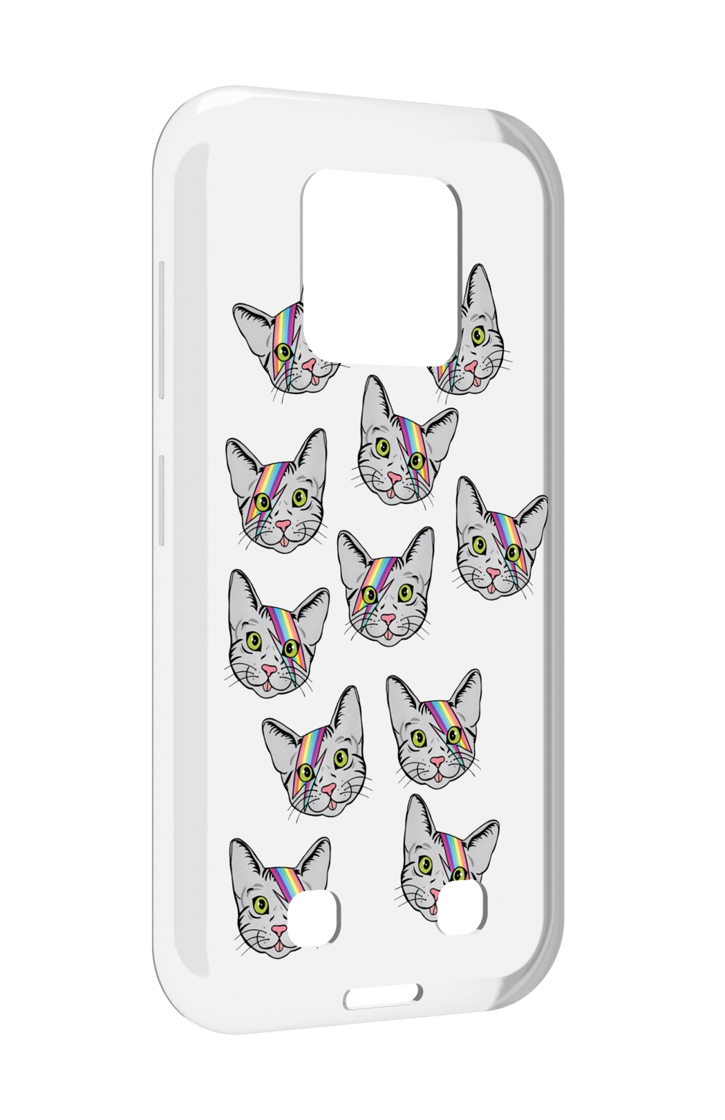 

Чехол MyPads кот-с-молнией-на-лбу для Oukitel WP18, Прозрачный, Tocco