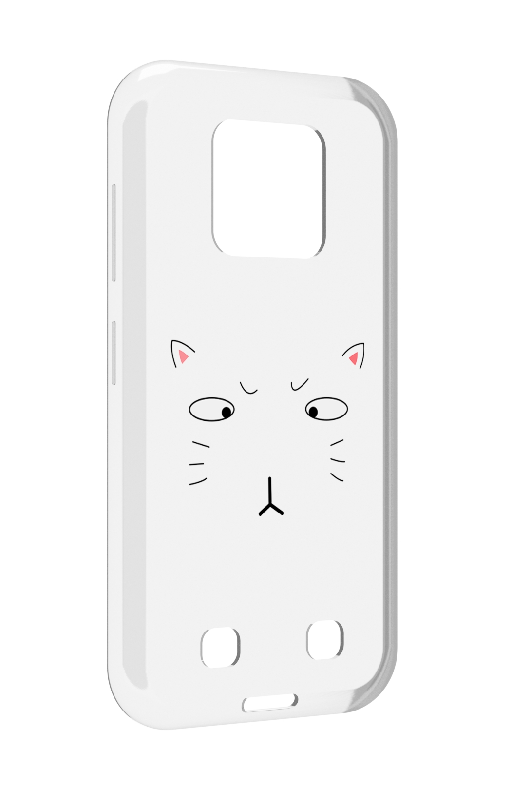 

Чехол MyPads кот-части-лица для Oukitel WP18, Прозрачный, Tocco