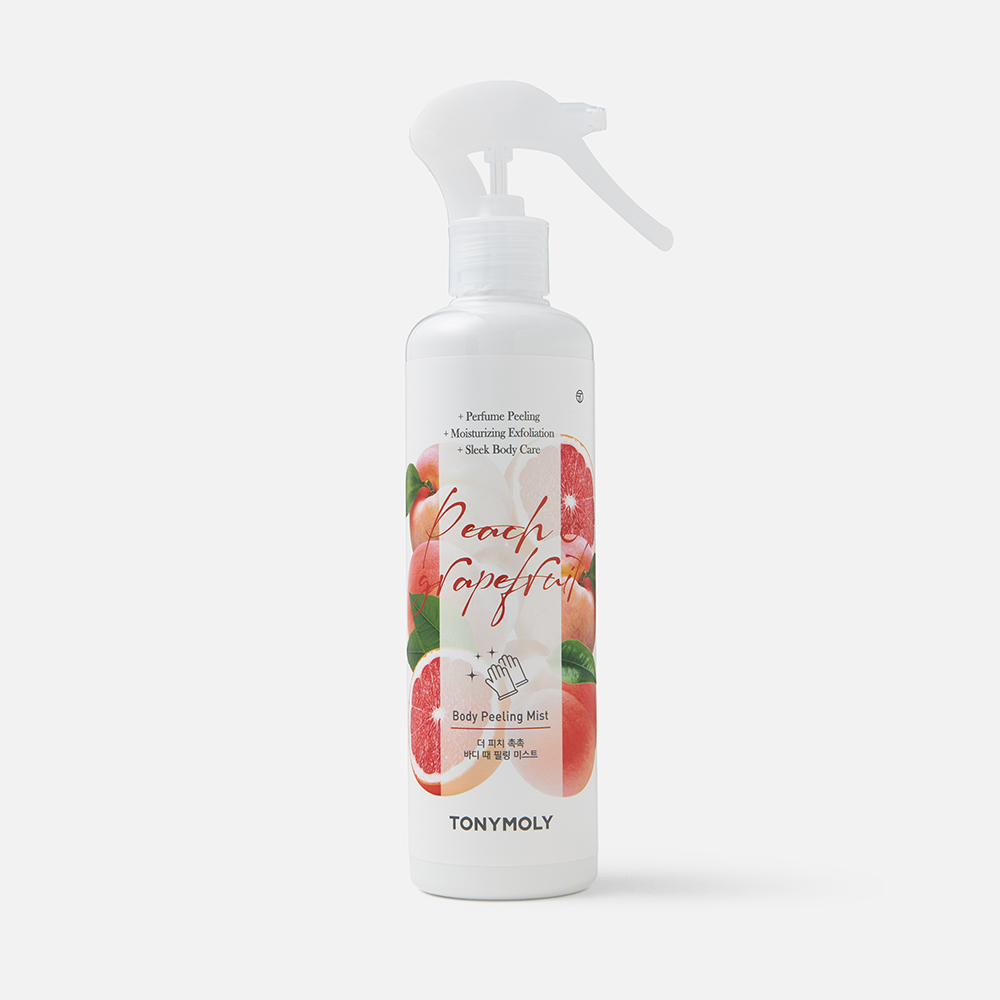 Пилинг-мист для тела TONY MOLY The Peach Chok Chok Body Peeling Mist с персиком 300 мл 1141₽