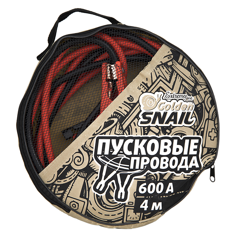 фото Пусковые провода golden snail 600 a 4m gs 9114