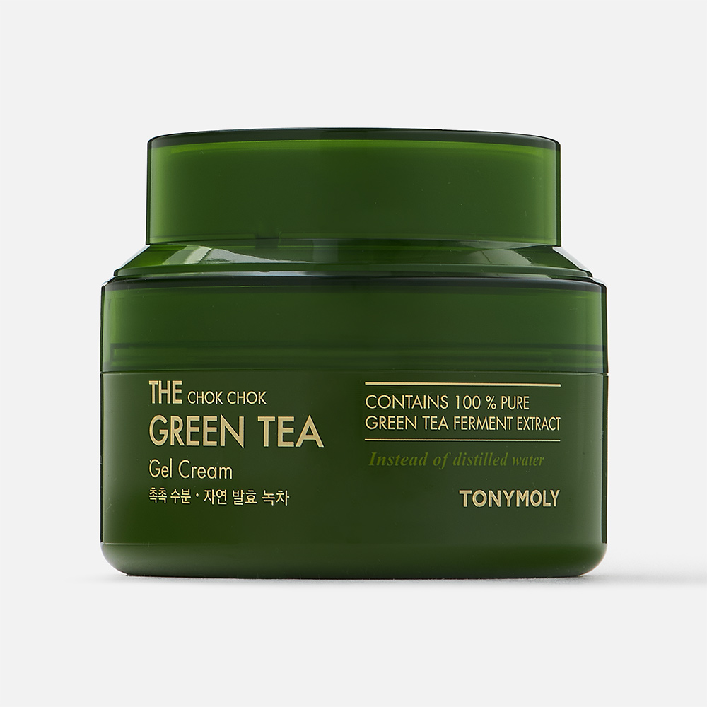 Гель для лица Tony Moly The Chok Chok Green Tea Gel Cream с экстрактом зеленого чая 60 мл