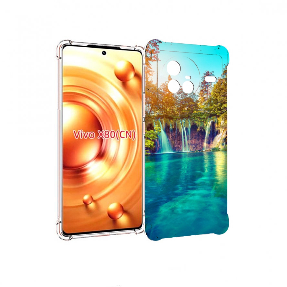 

Чехол Mypads Водапад-2 Для Vivo X80, Прозрачный, Tocco