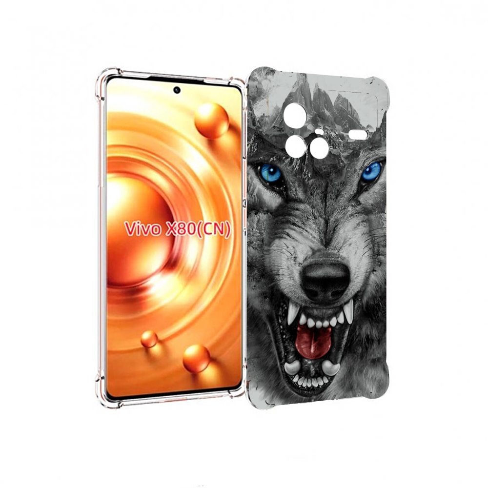 

Чехол Mypads Волк-Частица Мужской Для Vivo X80, Прозрачный, Tocco
