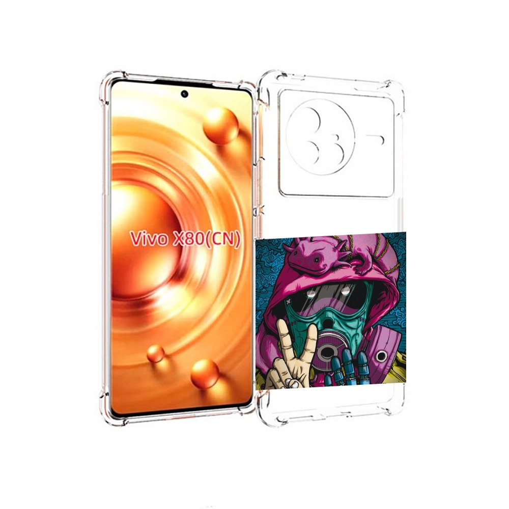 

Чехол Mypads Всем-Мир Для Vivo X80, Прозрачный, Tocco