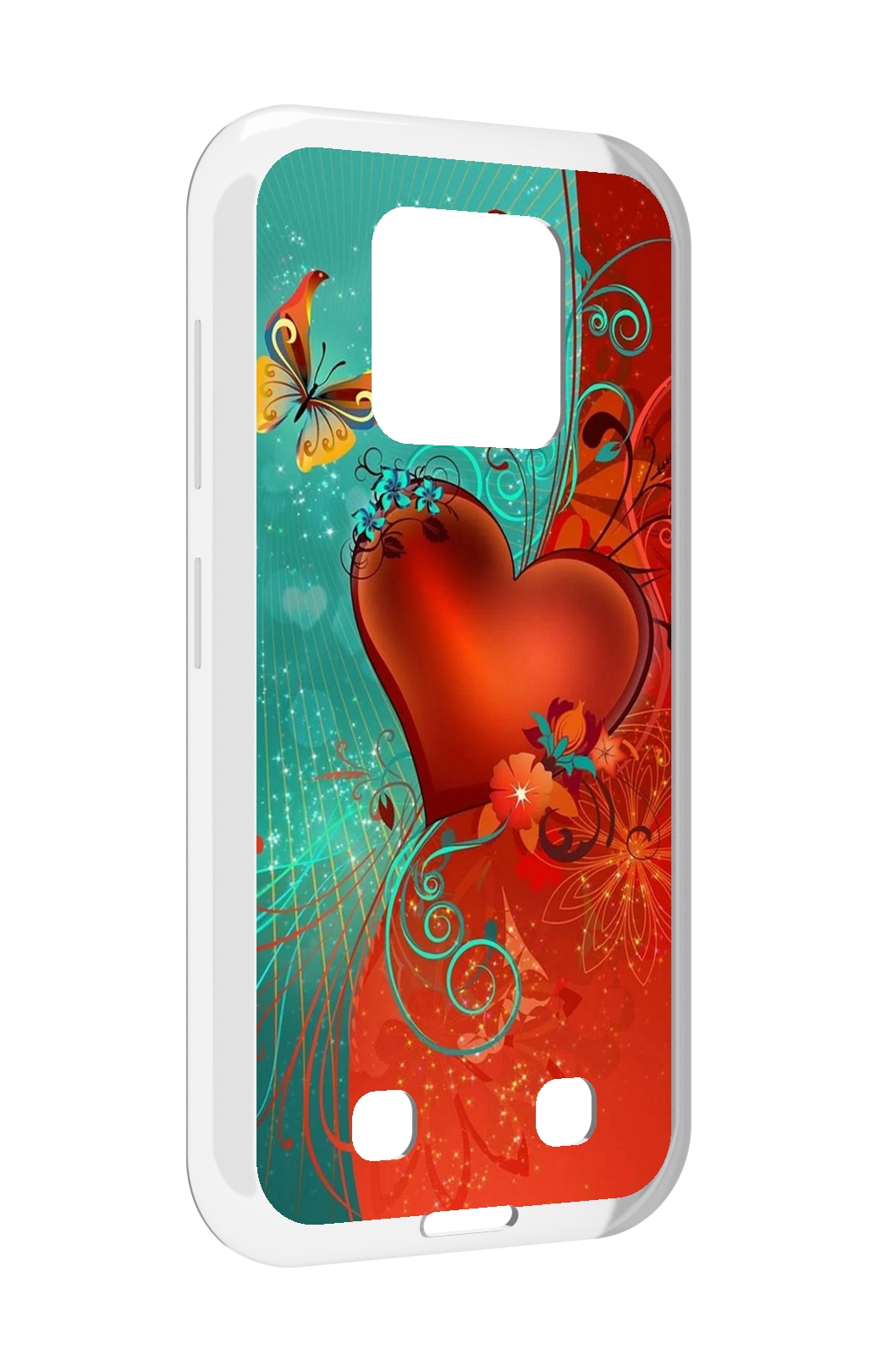 

Чехол MyPads красивые-яркие-сердечки для Oukitel WP18, Прозрачный, Tocco