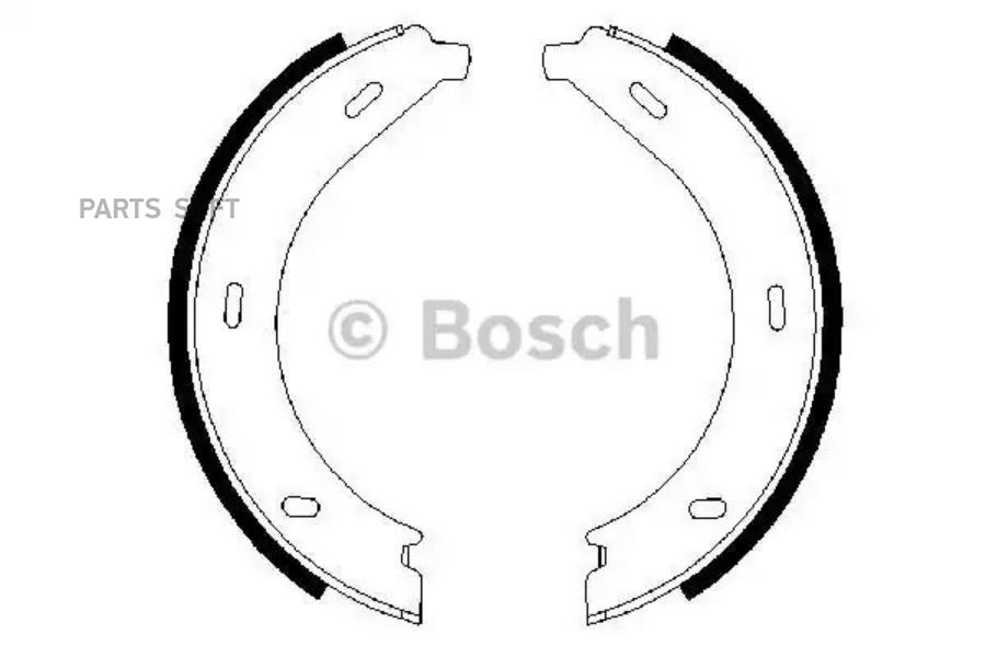 

Тормозные колодки Bosch барабанные 986487605