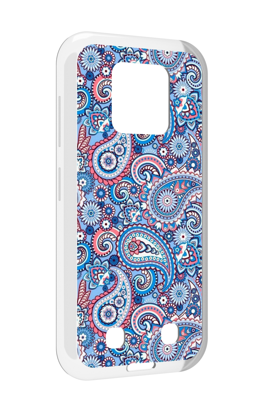 

Чехол MyPads красивый голубой арнамент для Oukitel WP18, Прозрачный, Tocco