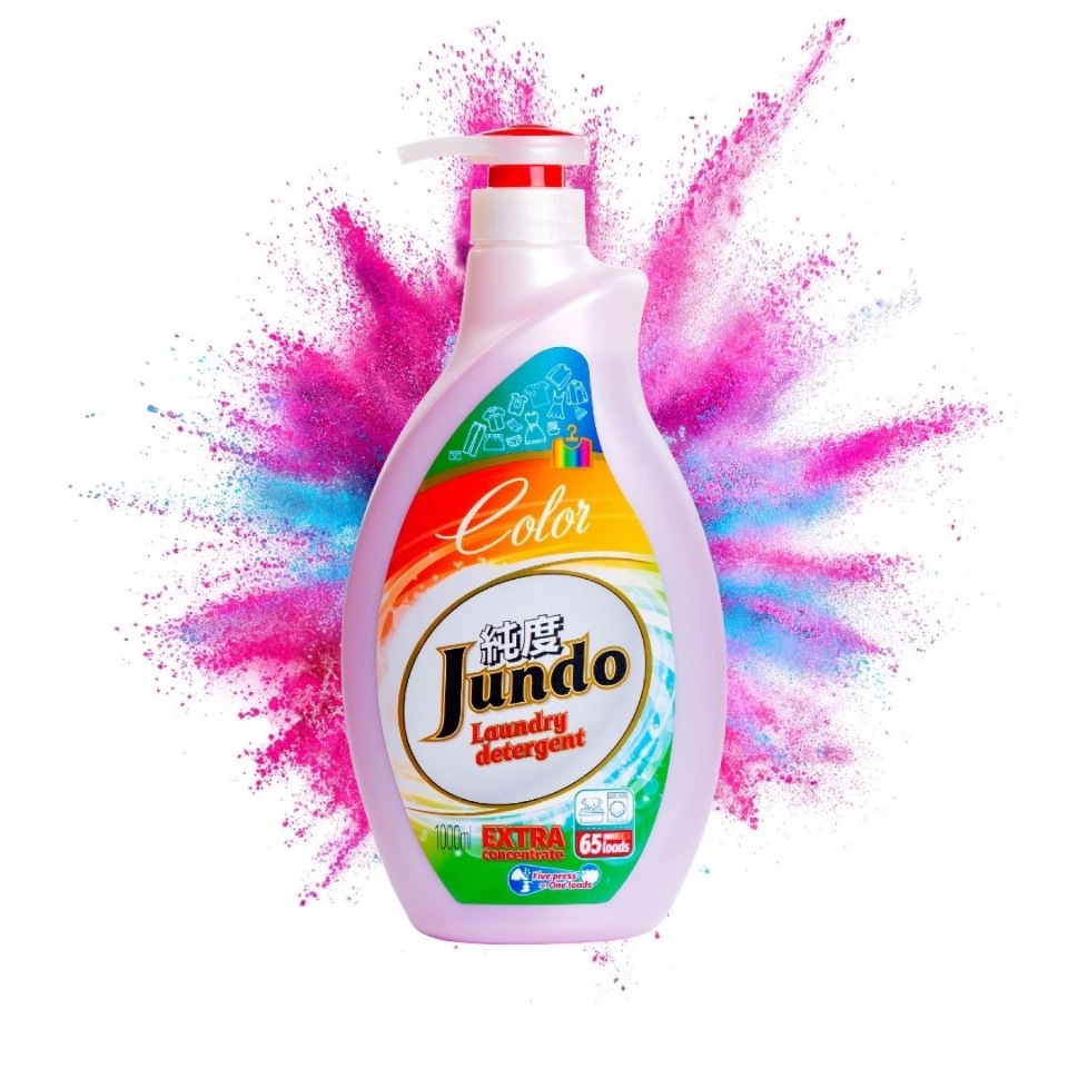 фото Концентрированный гель jundo сolor для стирки цветного белья 65 стирок 1 л