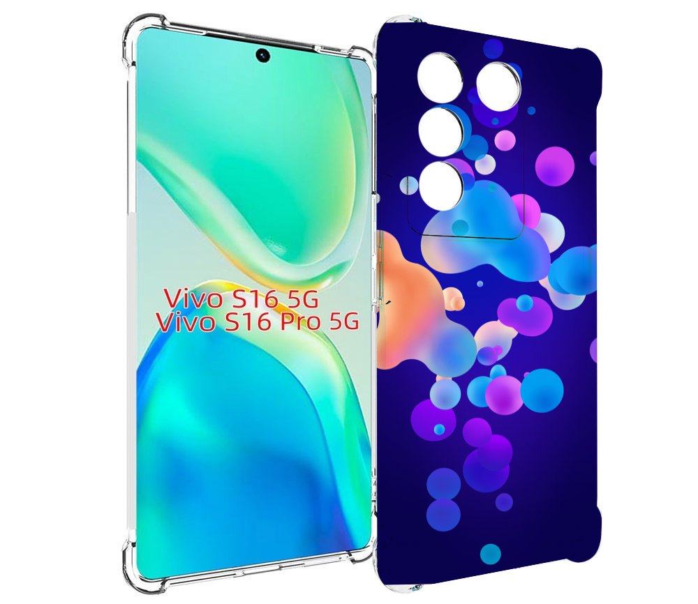 

Чехол MyPads абстрактные-пузырьки для Vivo S16 5G/S16 Pro 5G/V27/V27 Pro, Tocco