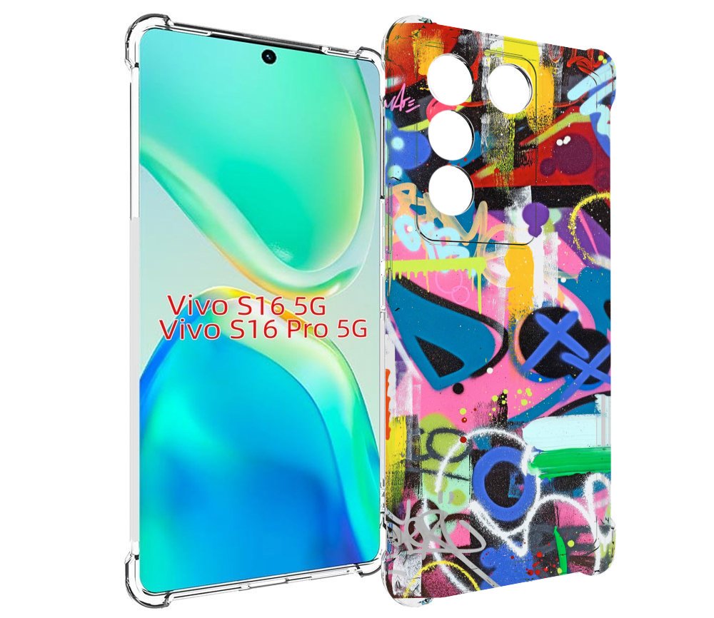 

Чехол MyPads абстракция-графити для Vivo S16 5G/S16 Pro 5G/V27/V27 Pro, Tocco