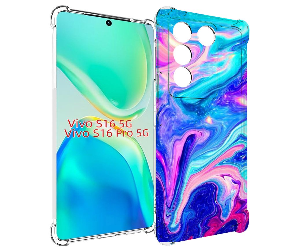 

Чехол MyPads акварельные-краски для Vivo S16 5G/S16 Pro 5G/V27/V27 Pro, Tocco
