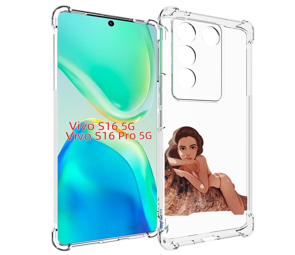 

Чехол MyPads амазонка-на-дереве для Vivo S16 5G/S16 Pro 5G/V27/V27 Pro, Tocco