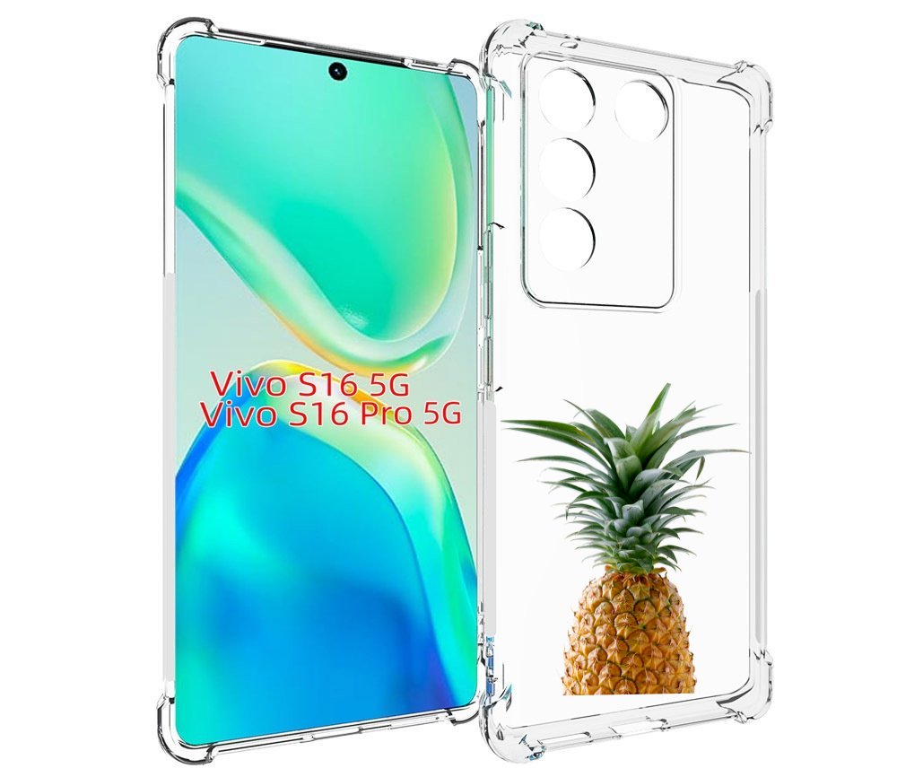 

Чехол MyPads ананас для Vivo S16 5G/S16 Pro 5G/V27/V27 Pro, Tocco