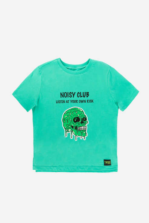 фото Хлопковая футболка зеленый 116 21-14054п-э ennergiia