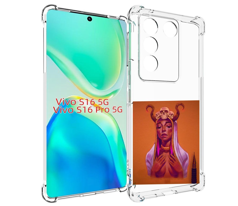 

Чехол MyPads античная-девушка для Vivo S16 5G/S16 Pro 5G/V27/V27 Pro, Tocco