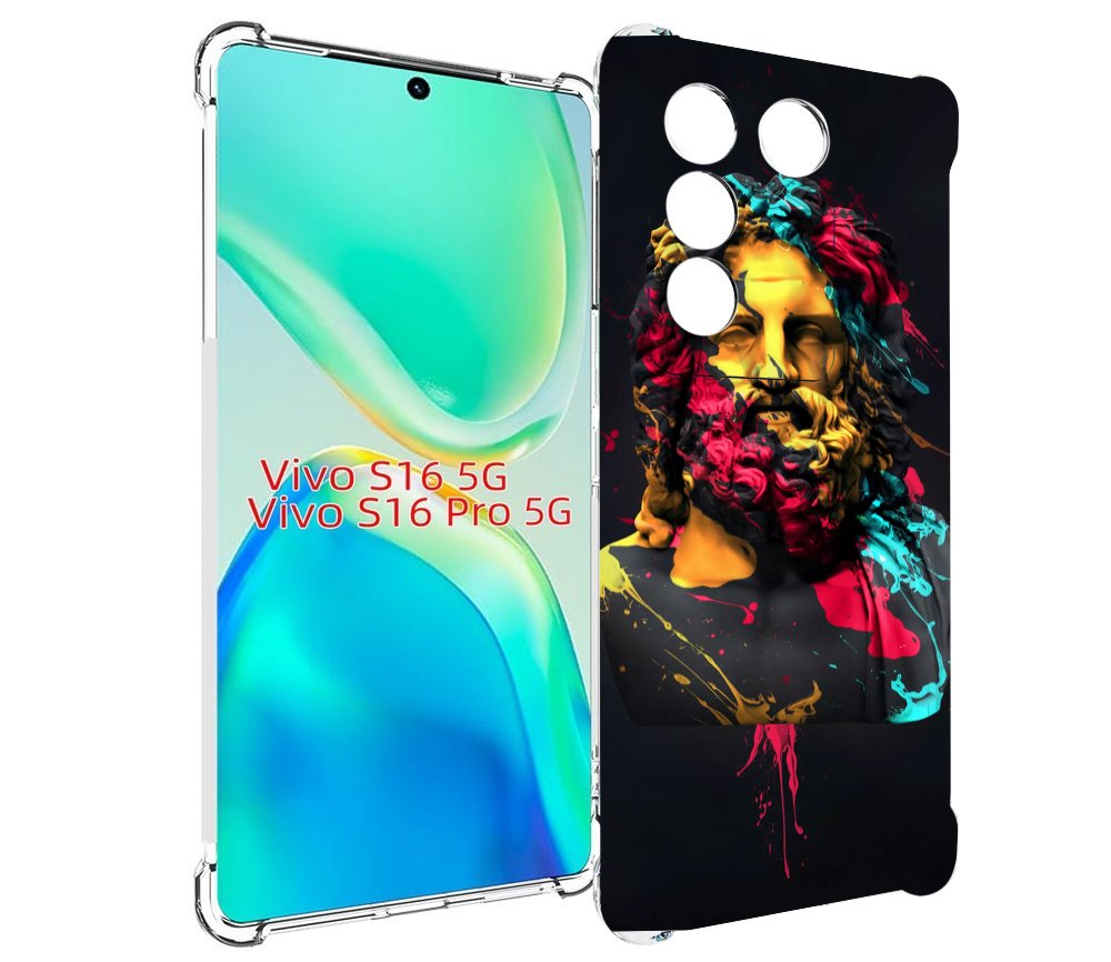 

Чехол MyPads арт-статуя-краски для Vivo S16 5G/S16 Pro 5G/V27/V27 Pro, Tocco