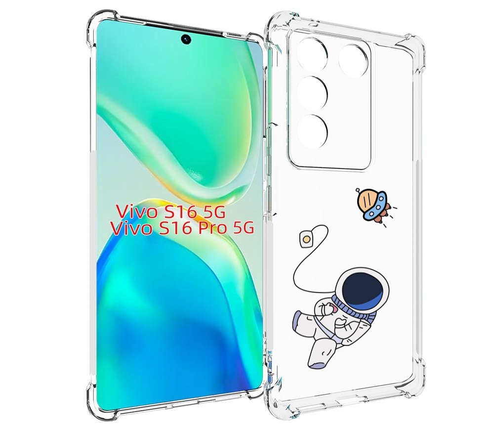 

Чехол MyPads астронавт для Vivo S16 5G/S16 Pro 5G/V27/V27 Pro, Tocco