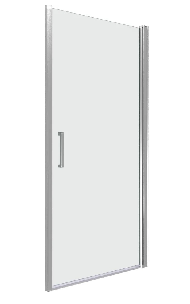 Дверь душевая GOOD DOOR BAS PANDORA DR-90-C-CH (90х185) распашная, профиль хром/стекло про