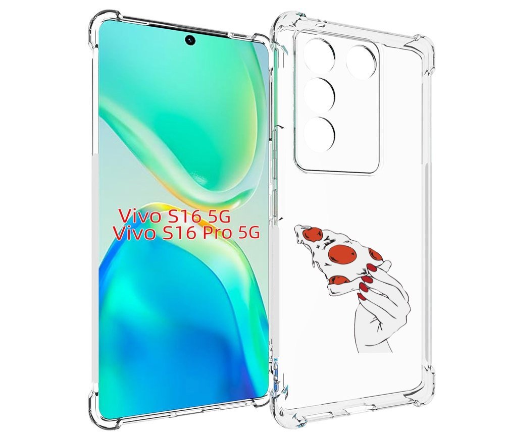 

Чехол MyPads белая-пицца для Vivo S16 5G/S16 Pro 5G/V27/V27 Pro, Tocco