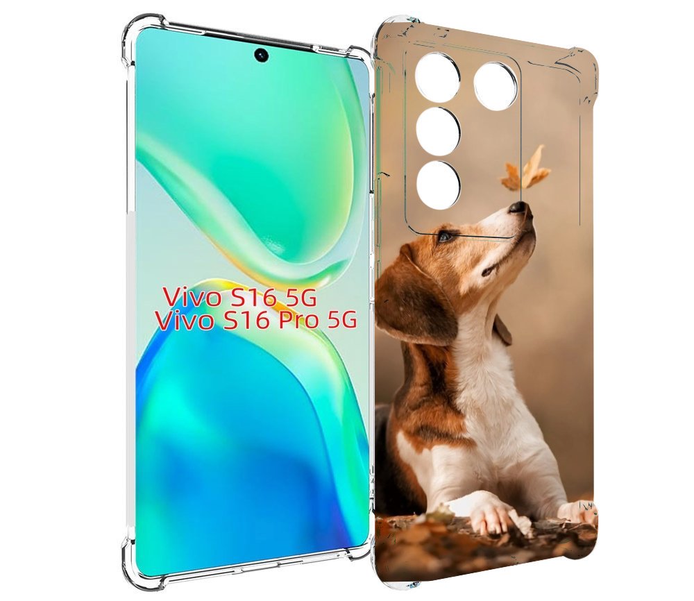 

Чехол MyPads бигль-собака для Vivo S16 5G/S16 Pro 5G/V27/V27 Pro, Tocco